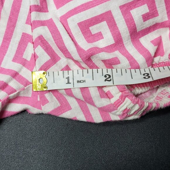 Mud Pie Baby Girl's Pink Monkey Embroidered Shorts Size 0-12 Months Cute Fun - Picture 8 of 8